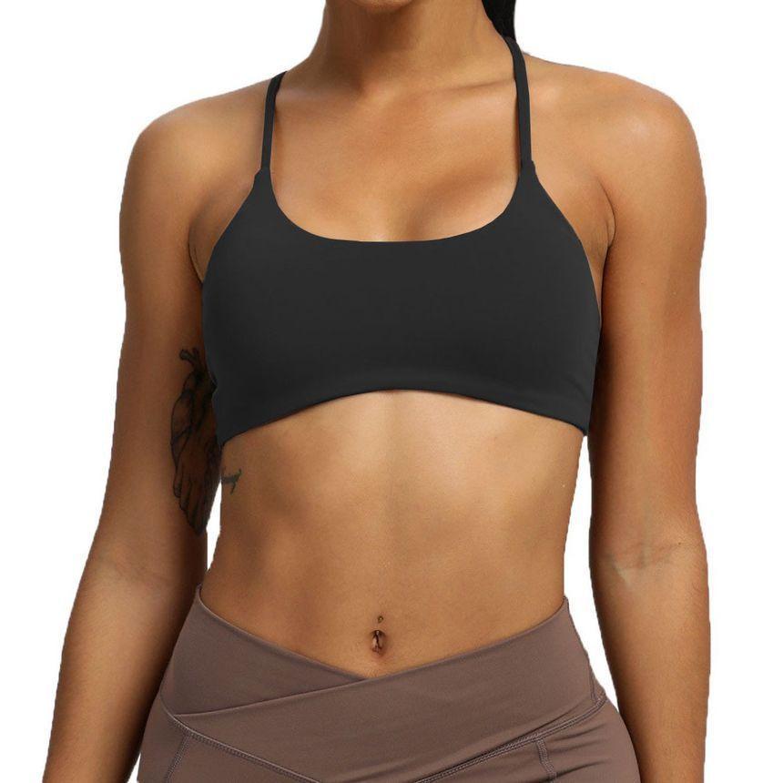 Plain Backless Sports Bra Product Image