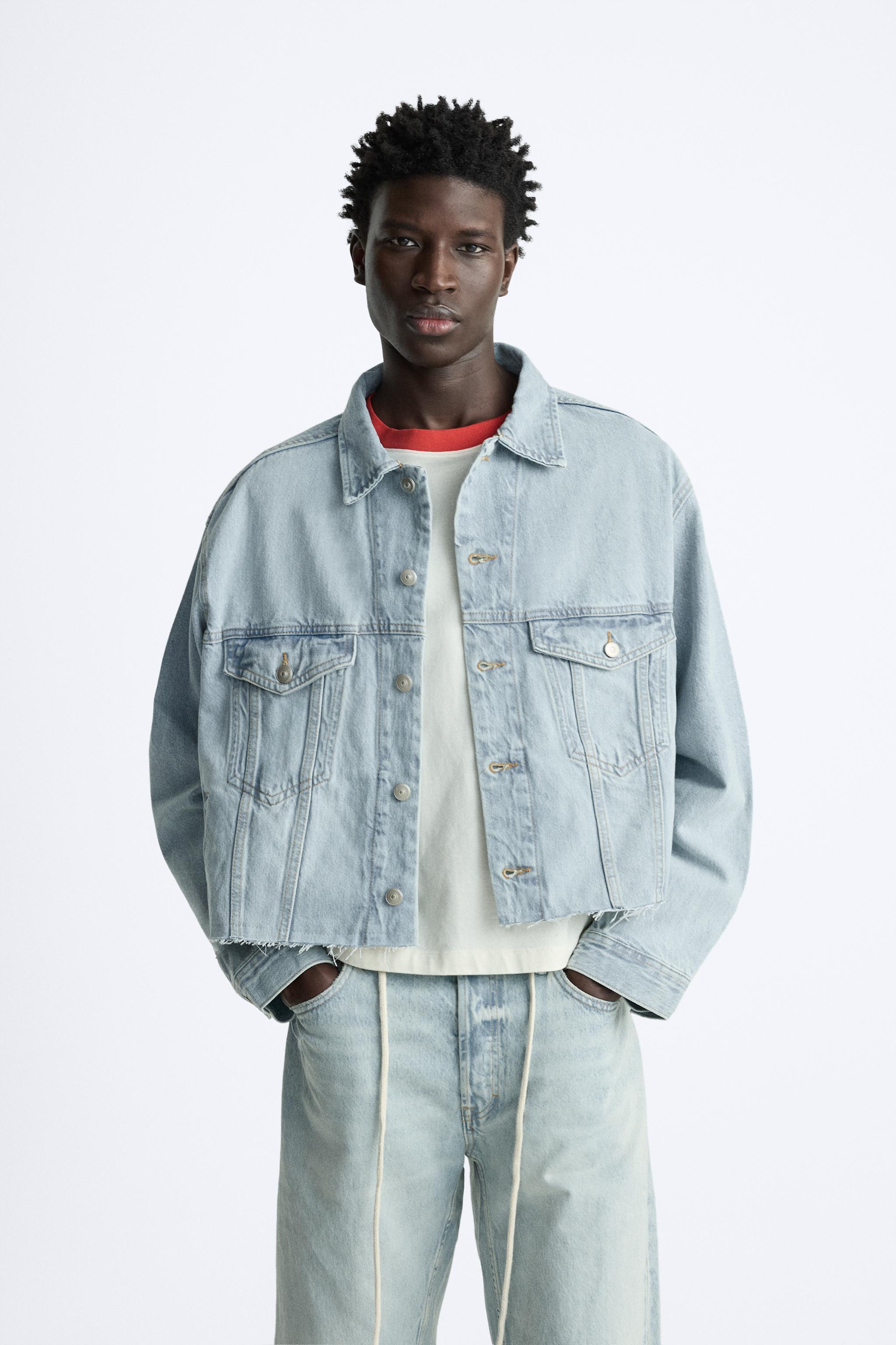 CROPPED DENIM JACKET Product Image