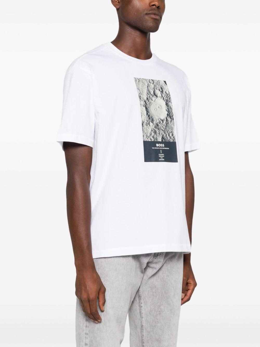Graphic-print T-shirt In White Product Image