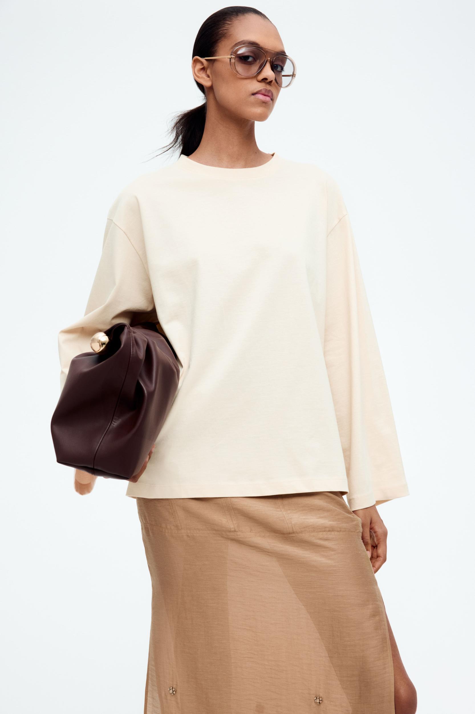 Loose-Fit Cotton Top Product Image