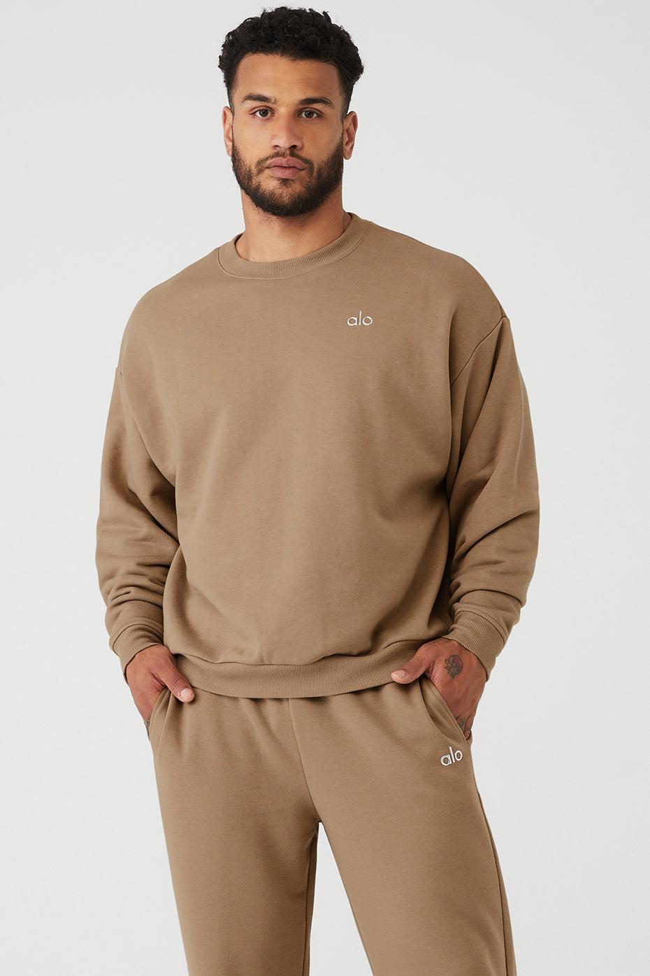 Accolade Crew Neck Pullover - Gravel Product Image