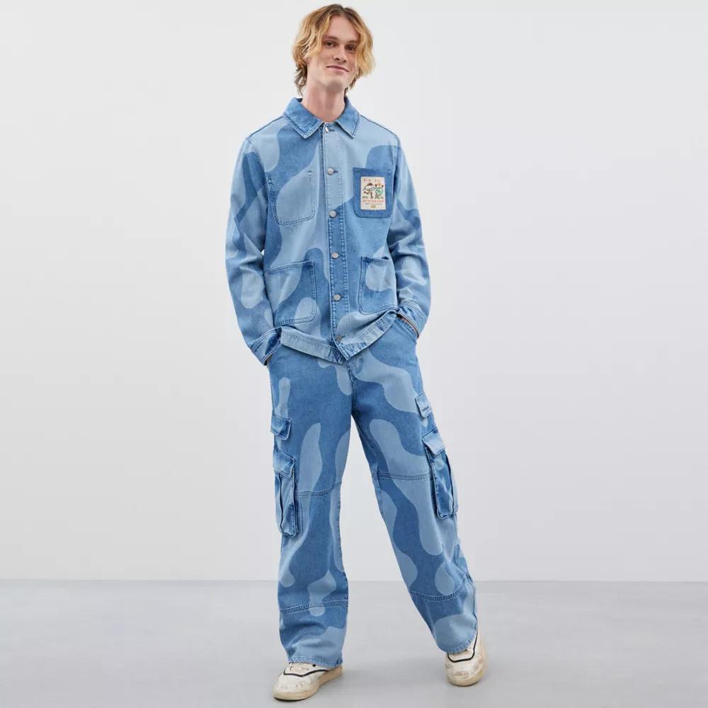 Jean Jacket In Wavy Wash Product Image