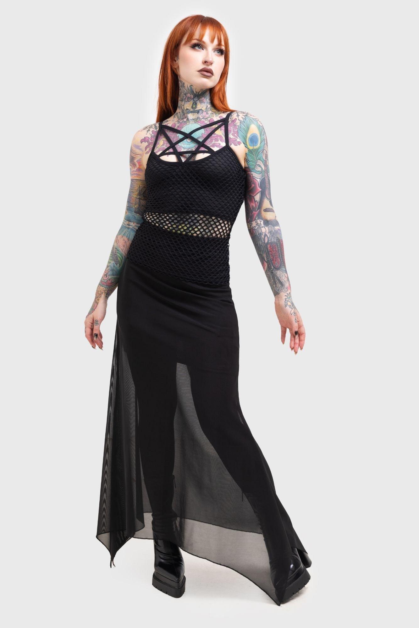 Death Star Maxi Skirt - Resurrect Female Product Image