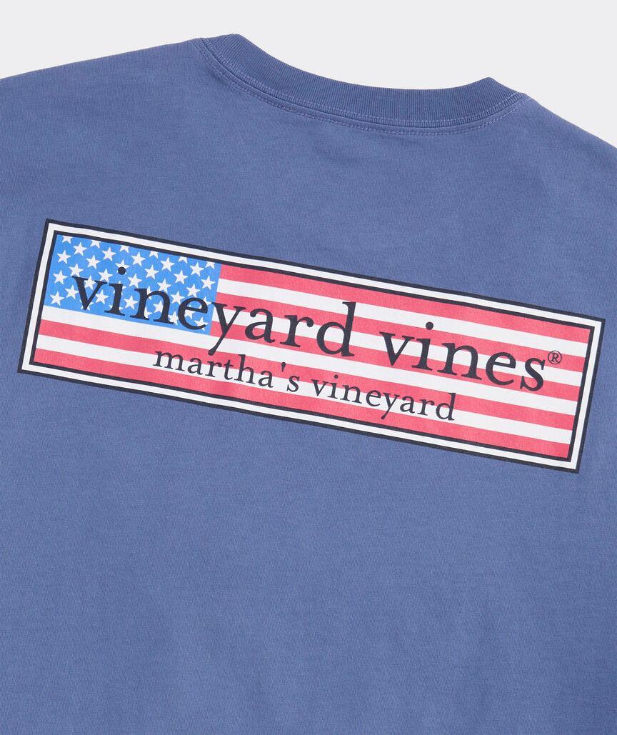Classic USA Logo Box Short-Sleeve Pocket Tee Product Image