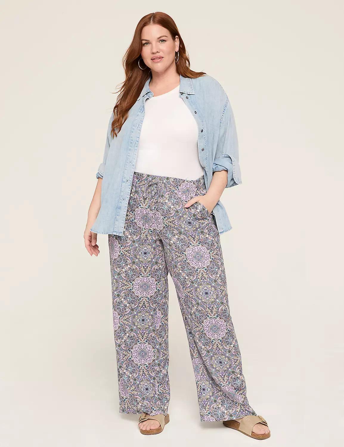 Linen Wide Leg Pant - New Sandal Length Product Image