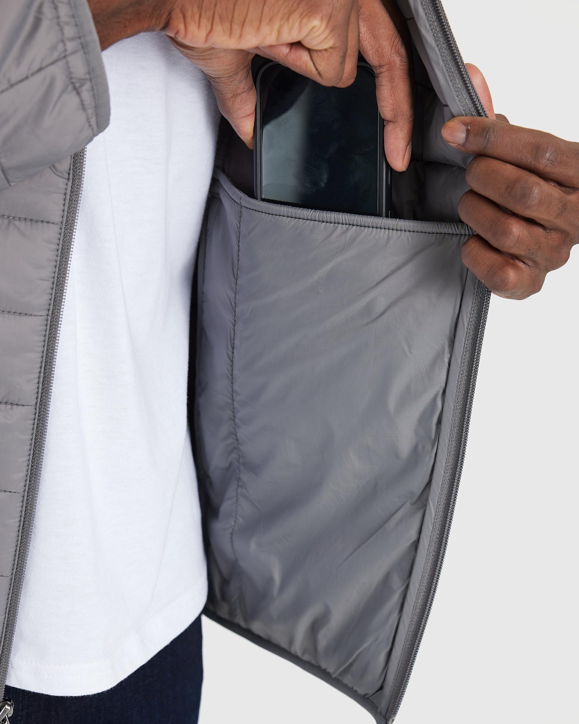 Gunmetal Puffer Jacket Product Image