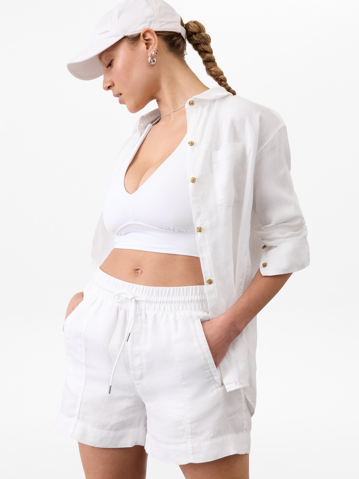 Retreat Linen Mid Rise Short Product Image