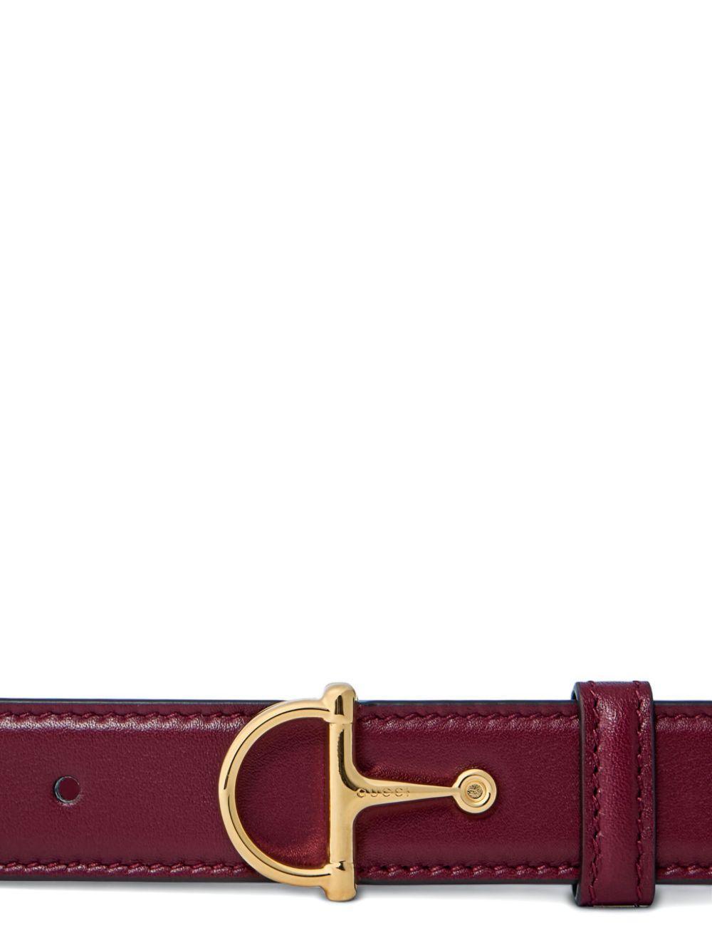 Horsebit leather belt Product Image