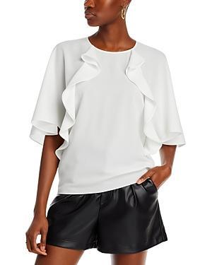Womens Ruffle Sleeve Top Product Image