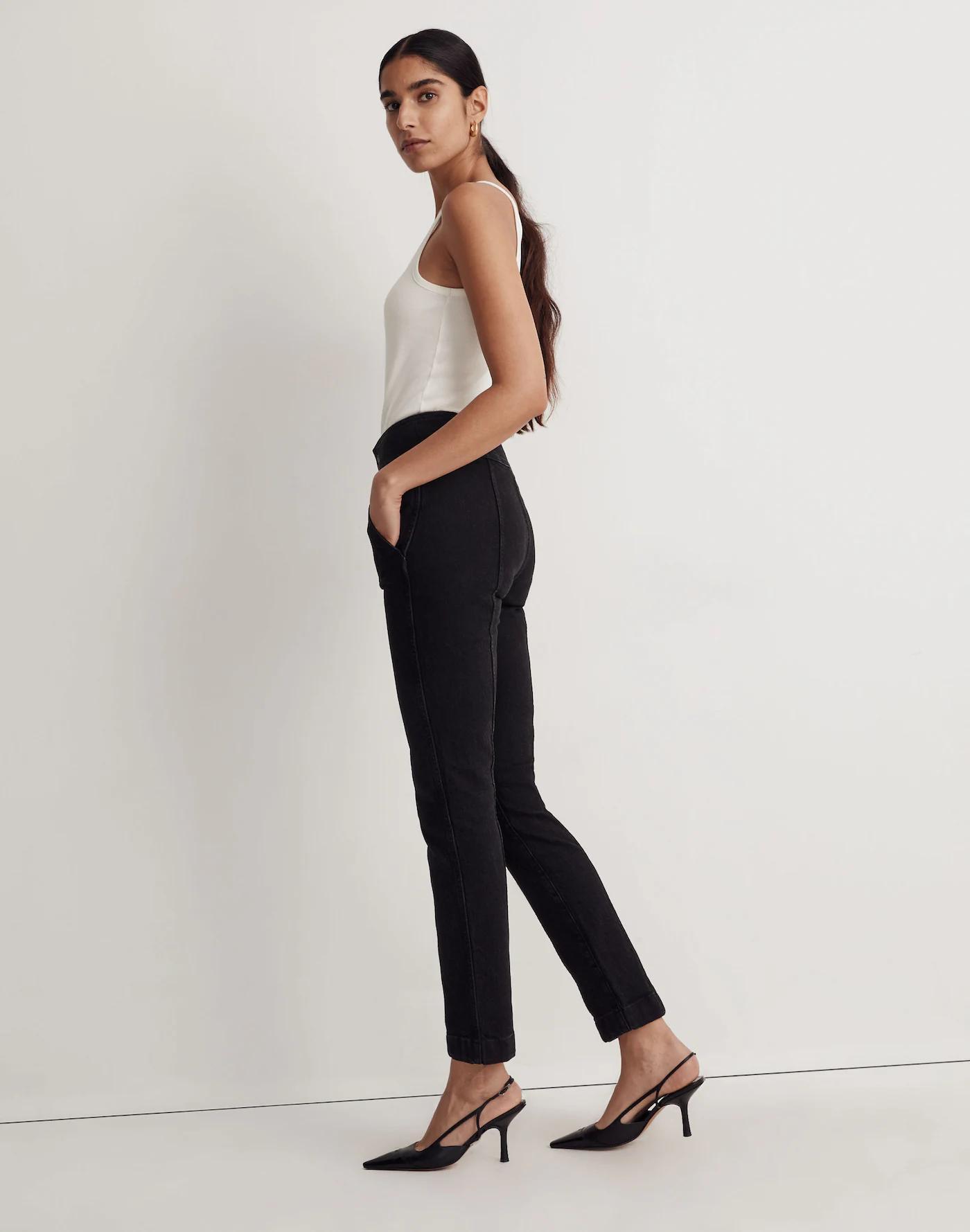 The Perfect Vintage Jean in True Black Wash: Tuxedo Edition Product Image
