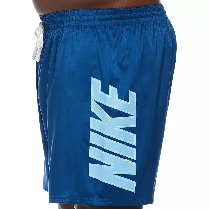 Big & Tall Nike 9-in. Big Block Swim Trunks, Men's, Size: 3XB, Court Blue Product Image
