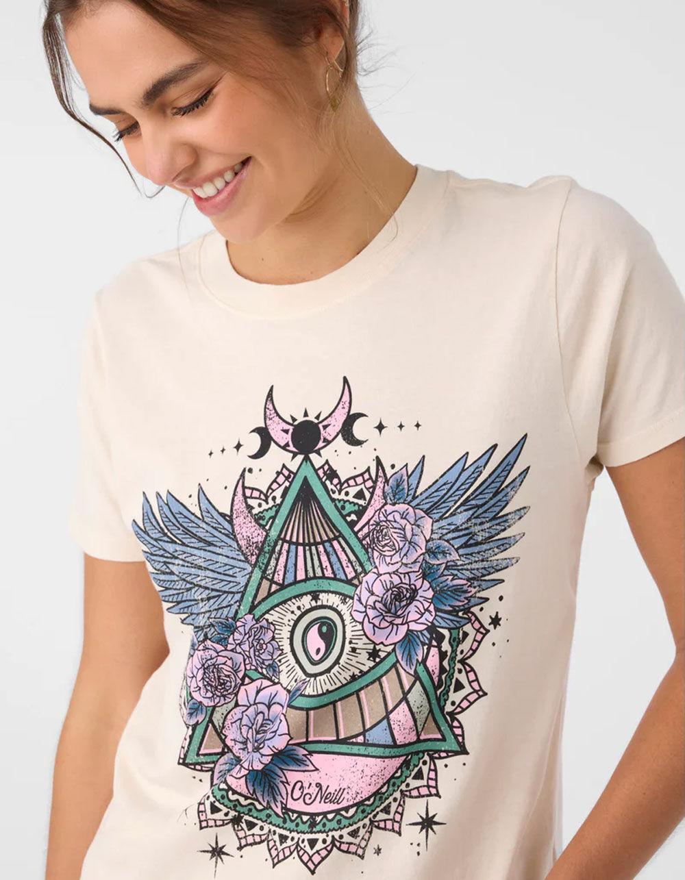 O'NEILL Moonbloom Womens Boy Tee - IVORY Product Image