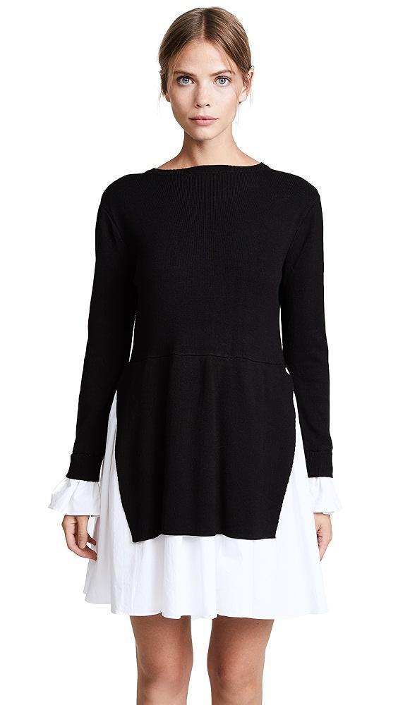 English Factory Knit Combo Dress | Shopbop Product Image