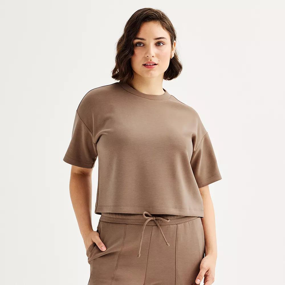 Women's FLX Solace Boxy Tee, Size: Small, Kameron Brown Product Image