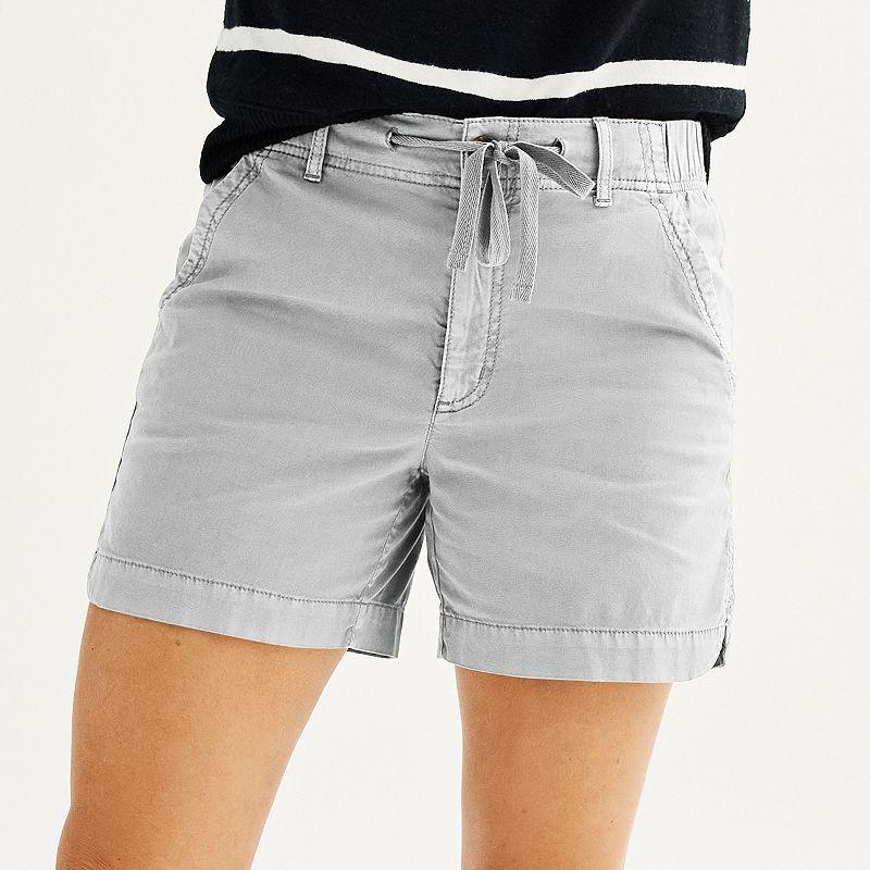 Petite Sonoma Goods For Life® Utility Shorts, Women's, Size: XXL Petite, Hawaii Pink Product Image