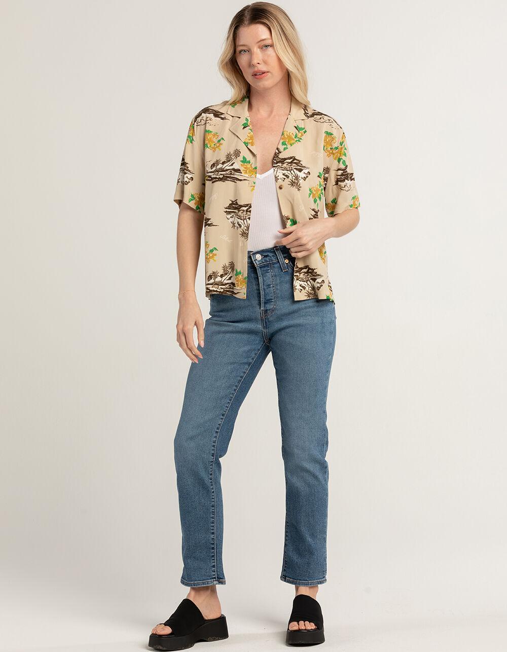 BRIXTON Bunker Paradise Womens Button Up Shirt Product Image