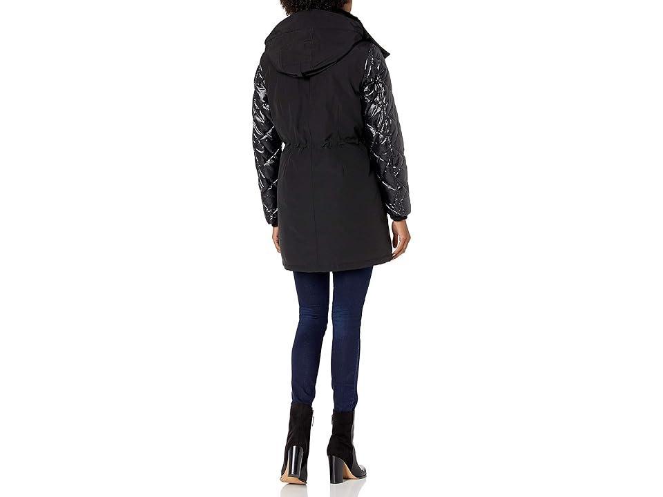 Calvin Klein Womens Zip Front Polyfill Anorack Parka Women's Coat Product Image