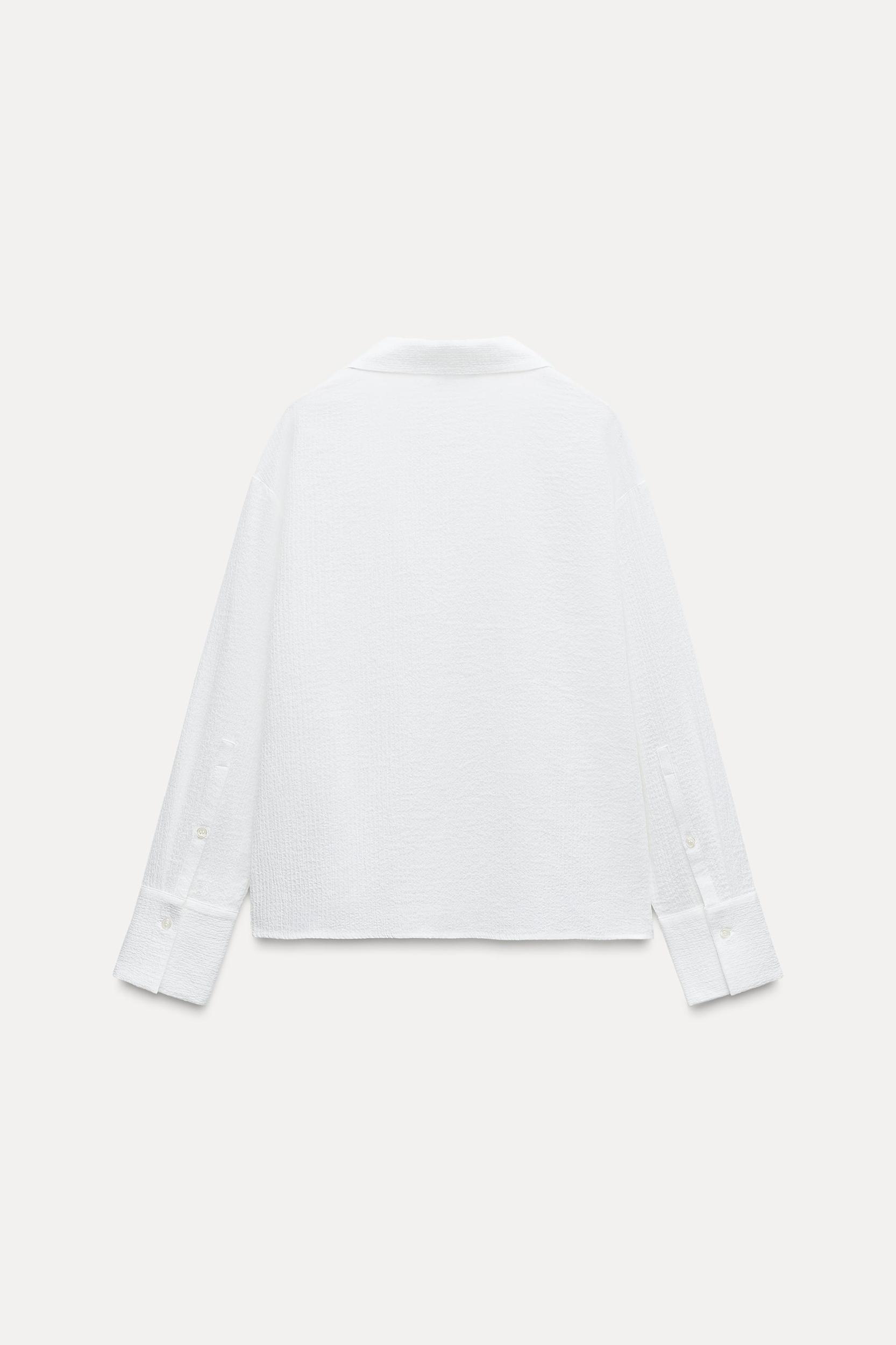 LAPEL COLLAR BLOUSE ZW COLLECTION Product Image