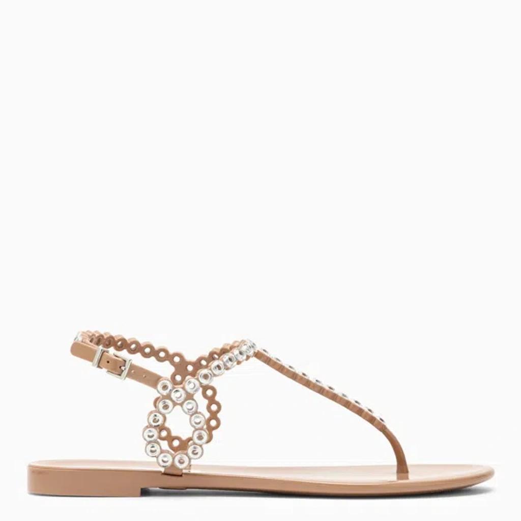Almost Bare crystal-embellished sandals Product Image