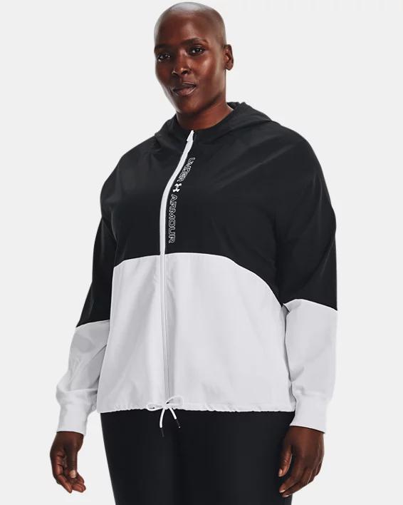 Women's UA Woven Full-Zip Jacket Product Image