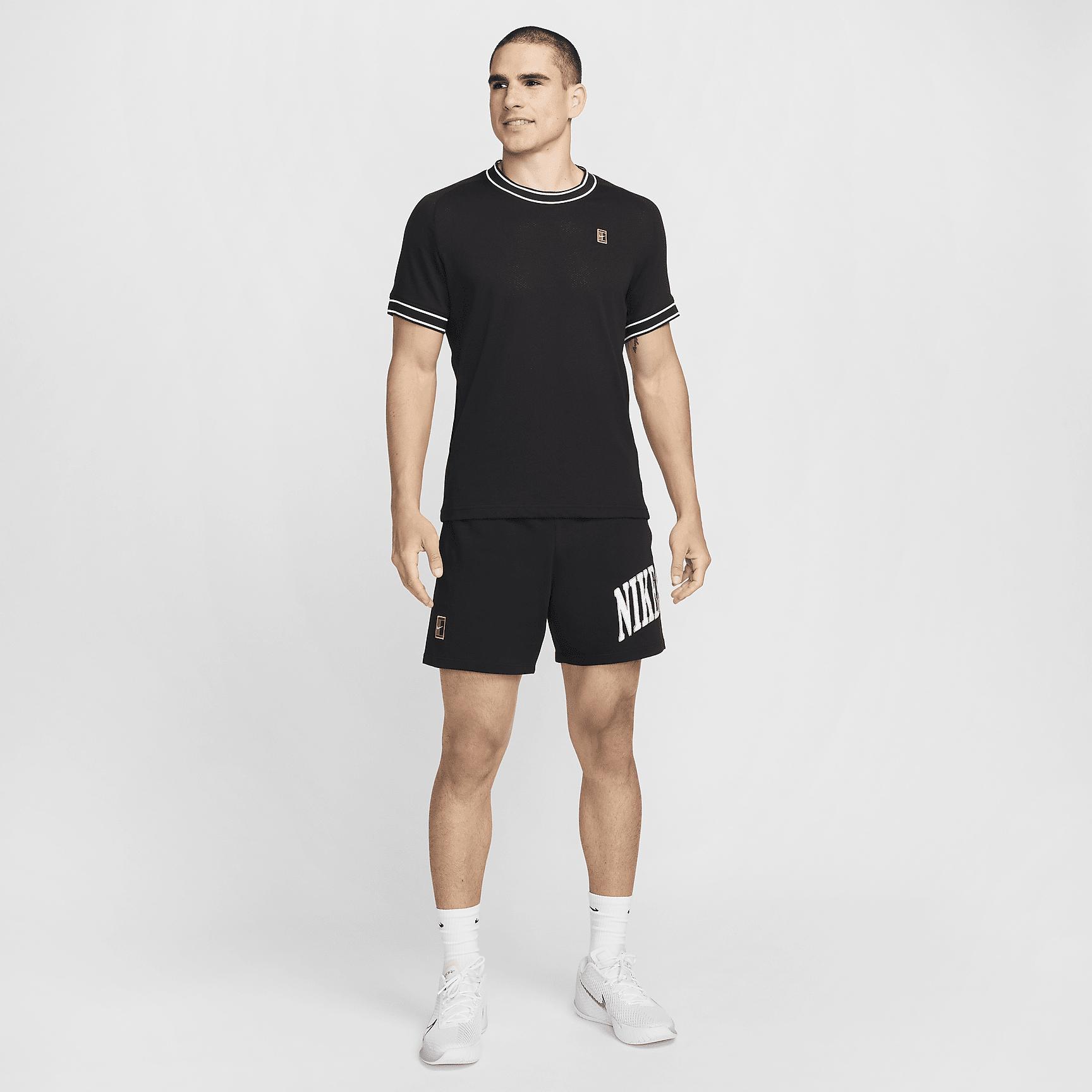 NikeCourt Heritage Men's Short-Sleeve Tennis Top Product Image