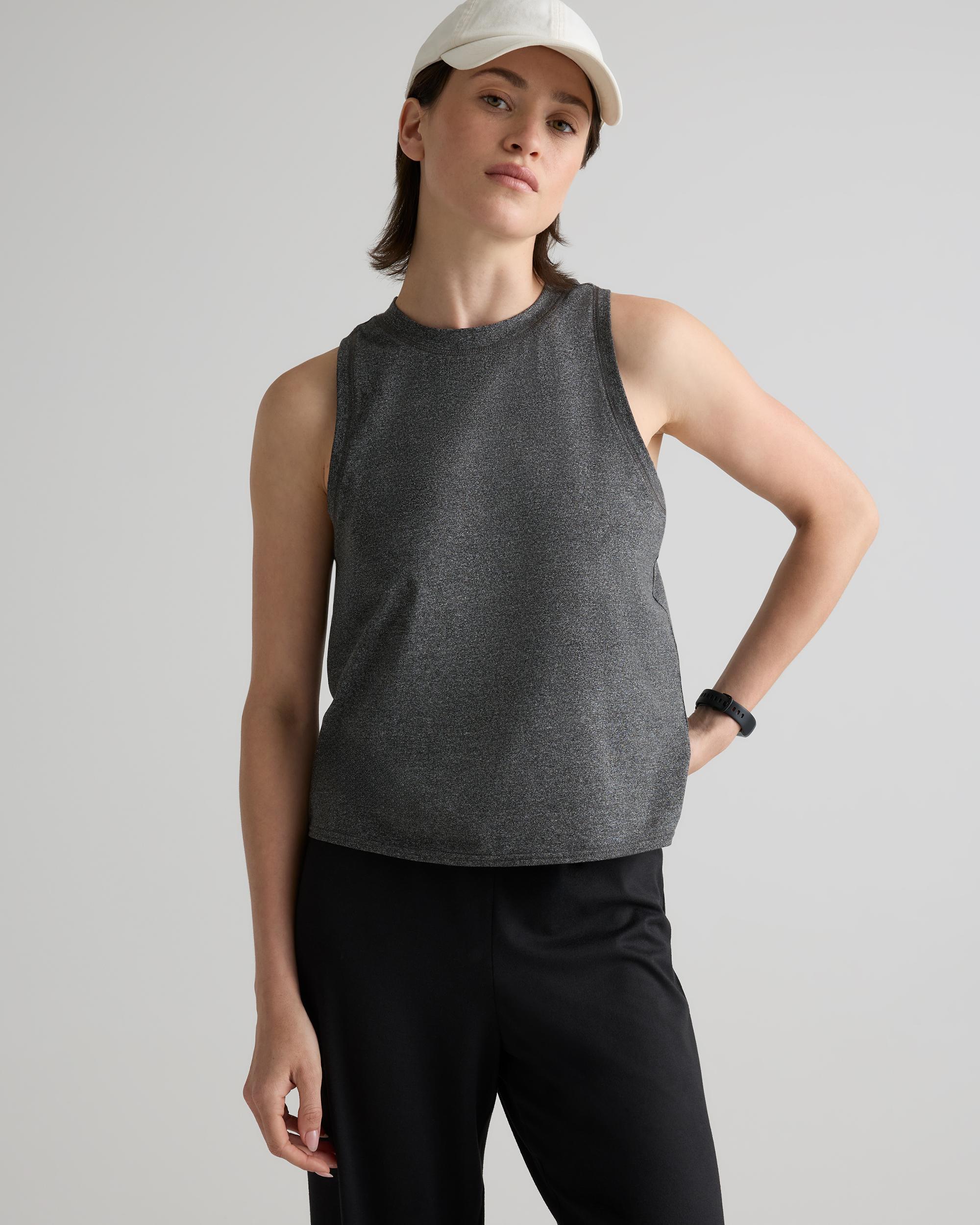 Quince | Women's Super Soft Performance Tank Top Flowknit Activewear, Size XS, 100% Polyester Product Image