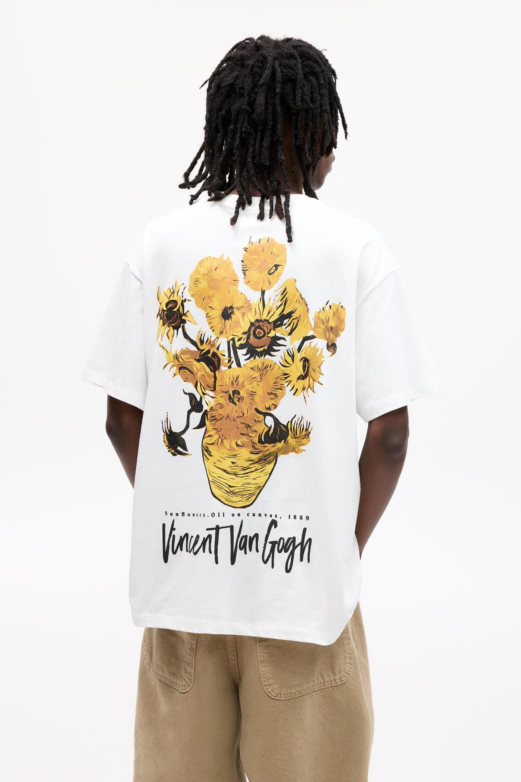 Van Gogh Sunflowers T-shirt Product Image