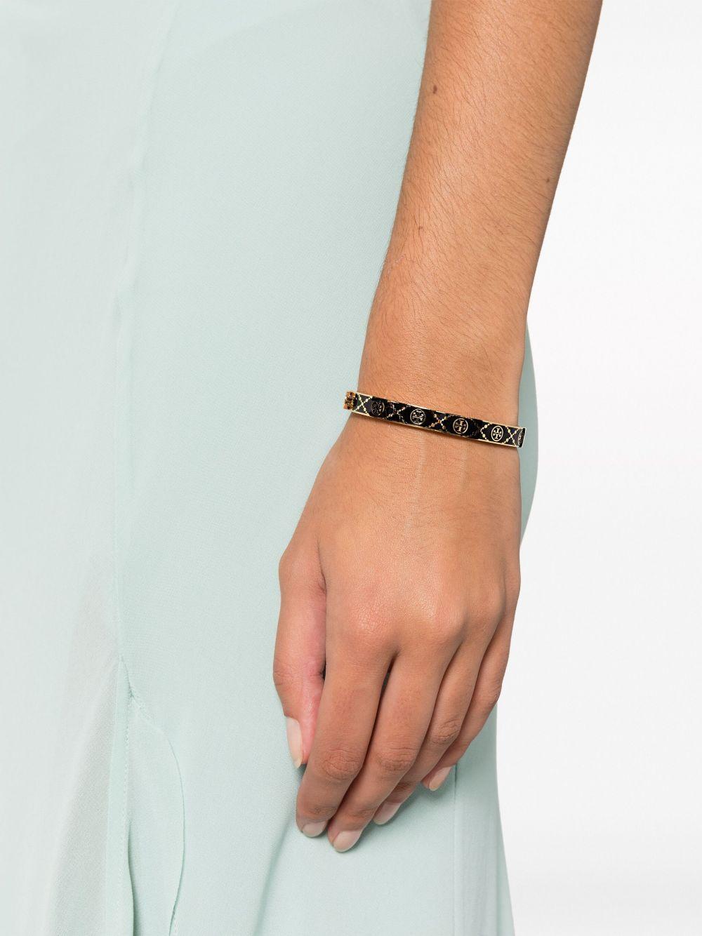 Miller enamelled-logo hinge bracelet Product Image