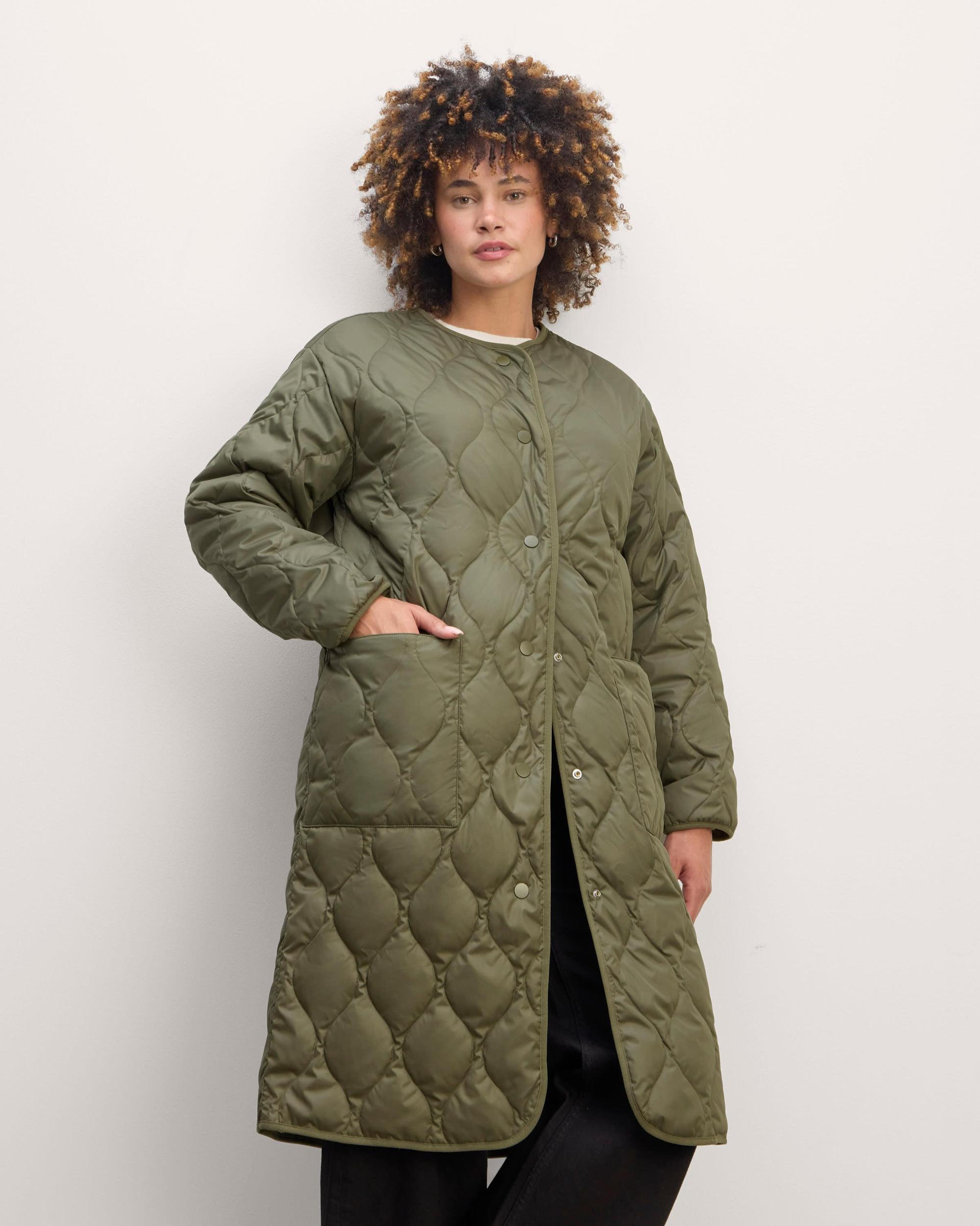 The Long Quilted Liner Product Image