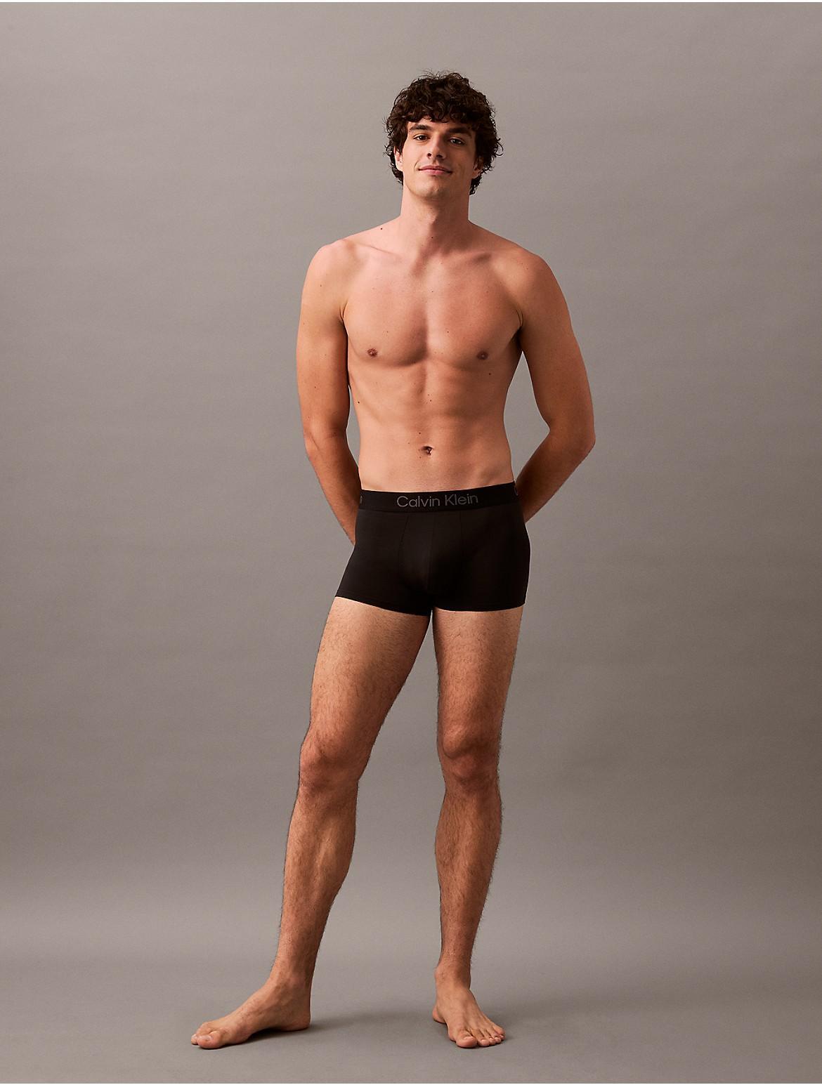Calvin Klein Men's Microfiber Tech Low Rise Trunk - Red - S Product Image