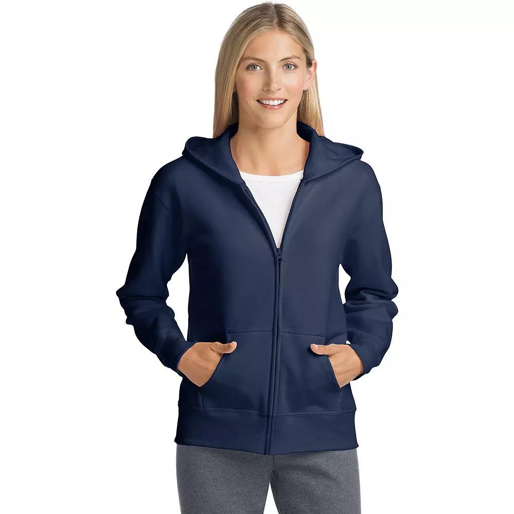 Womens Hanes EcoSmart Full-Zip Hoodie Sweatshirt Product Image