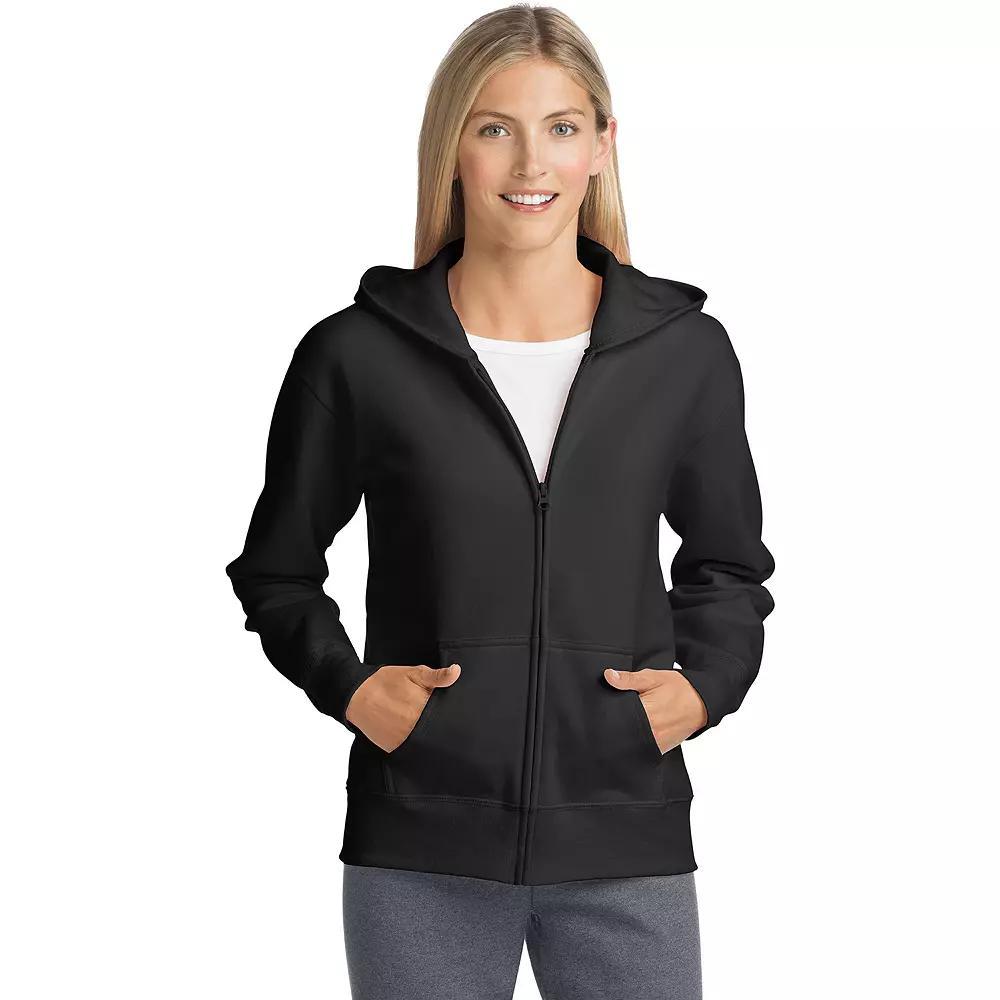 Womens Hanes EcoSmart Full-Zip Hoodie Sweatshirt Product Image