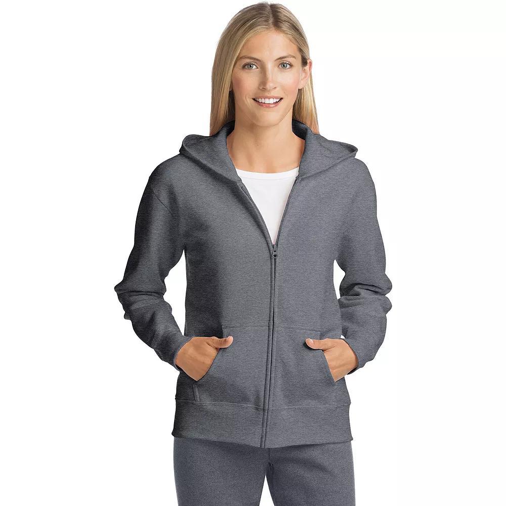 Womens Hanes EcoSmart Full-Zip Hoodie Sweatshirt Product Image