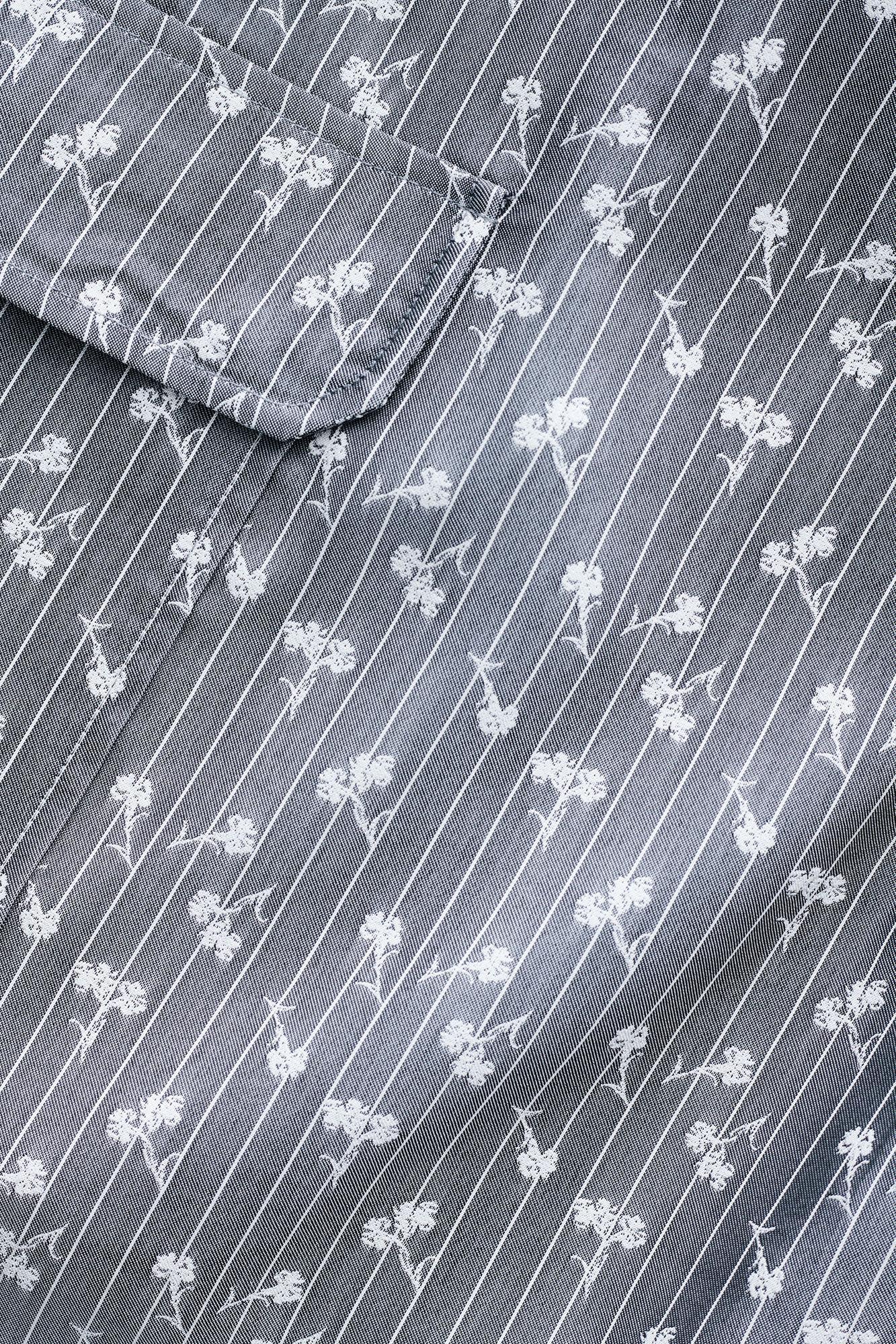 Grey Jacquard Cropped Blazer Product Image
