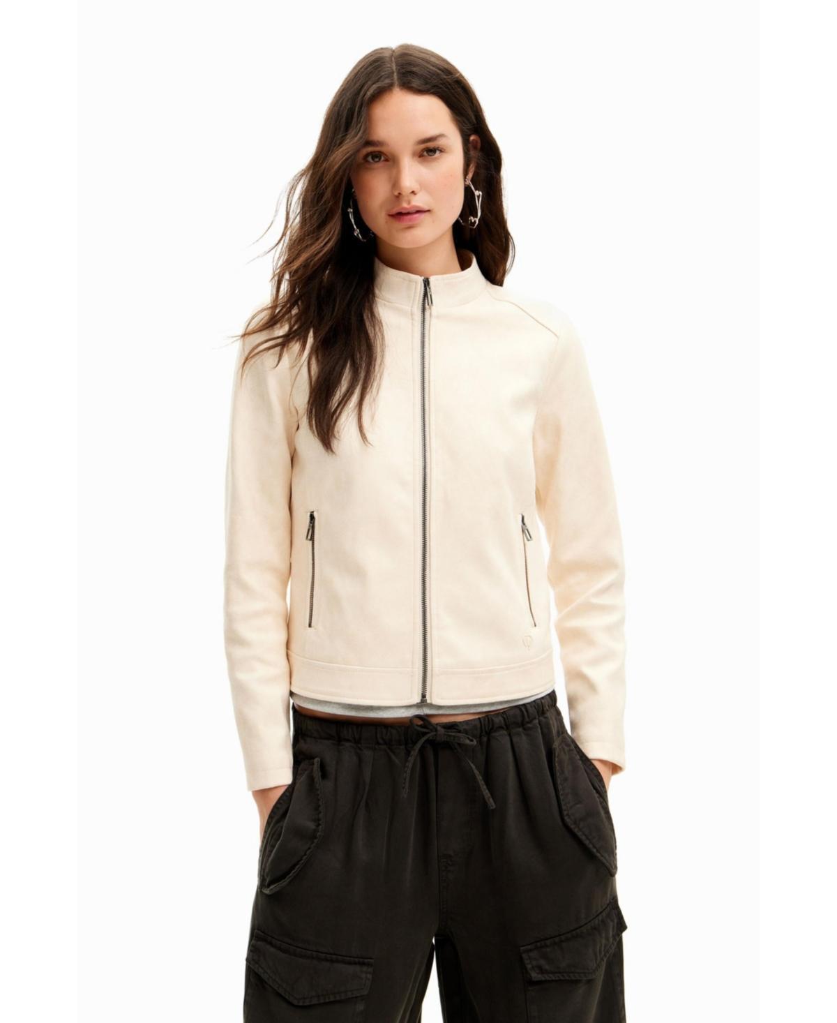 Desigual Womens Slim biker jacket Product Image
