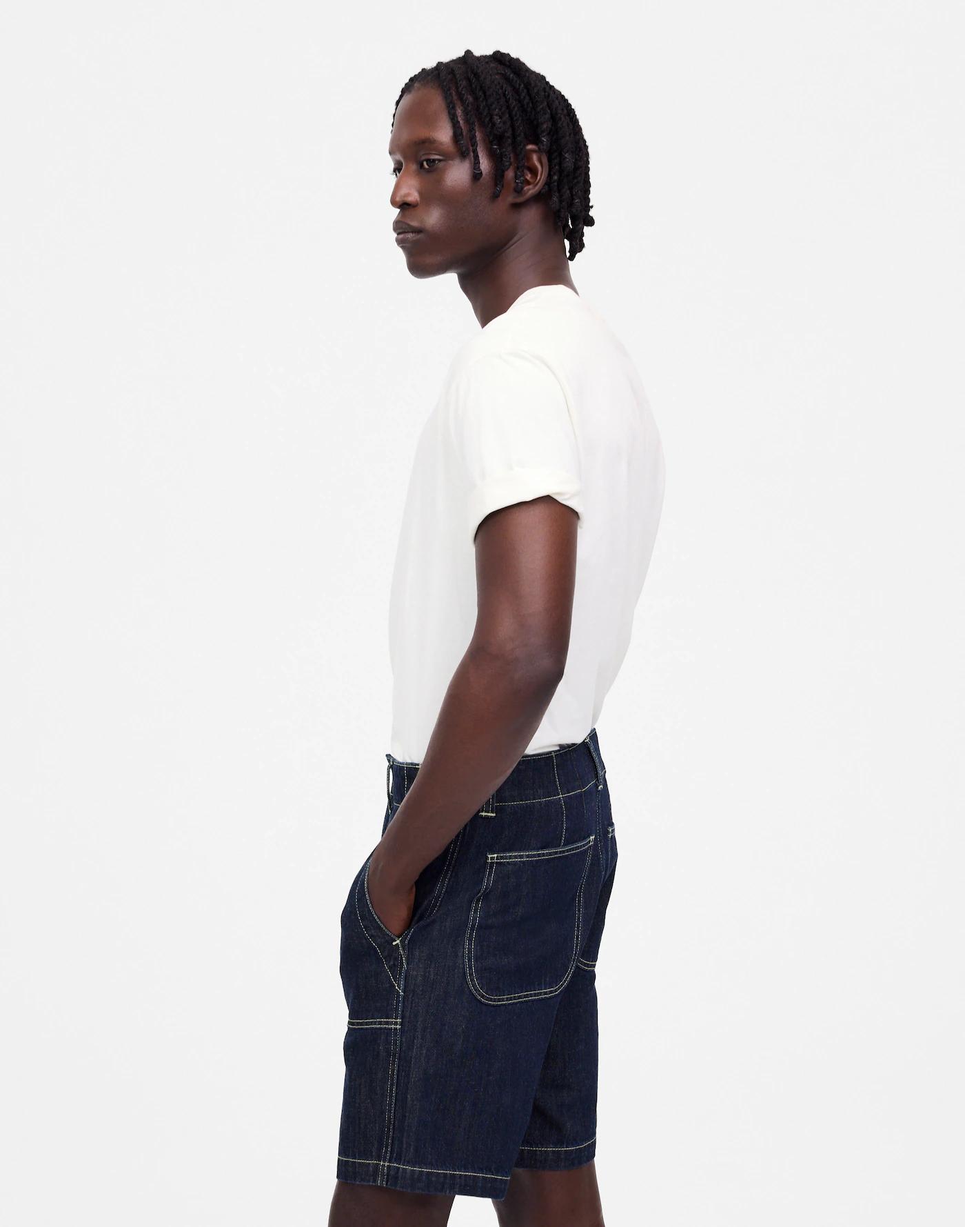 Patch Pocket Shorts in Summer Denim Product Image