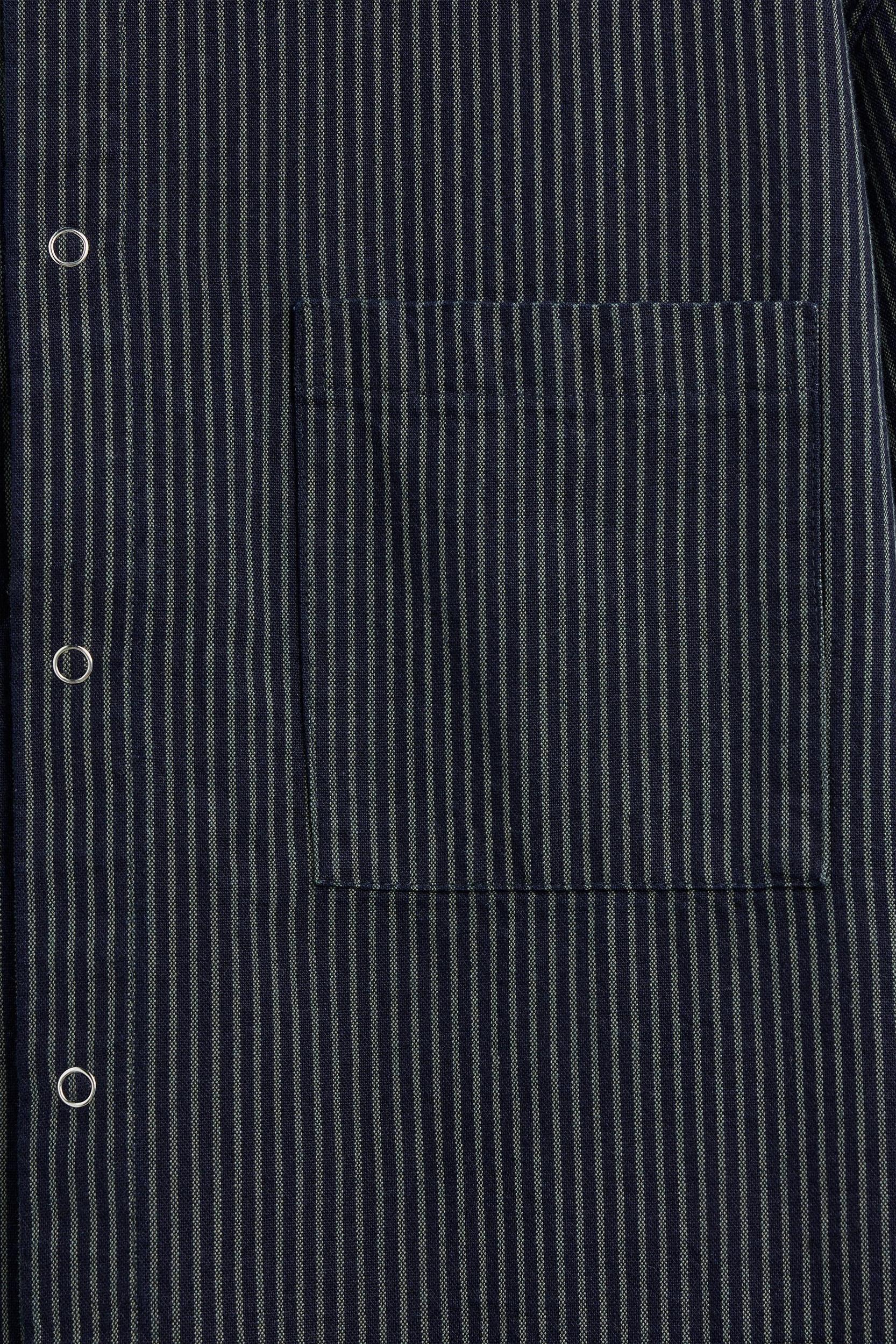 STRIPED DENIM SHIRT Product Image