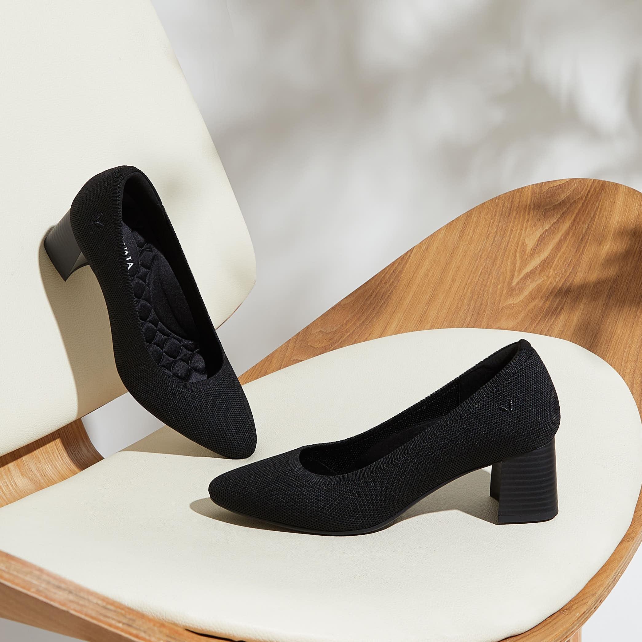 Almond Toe Block Heel (Tamia Block Heel) Product Image