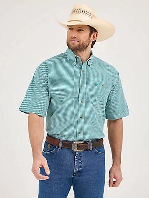 Wrangler® George Strait™ Short Sleeve One Pocket Button Down Shirt | Men's SHIRTS | Wrangler® Product Image