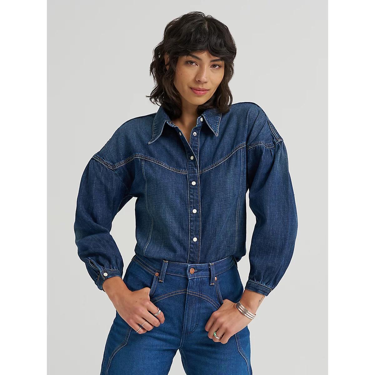 Women's Pintuck Shirt | Women's TOPS | Wrangler® Product Image