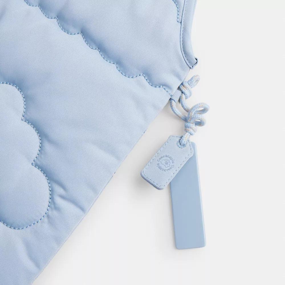 Coachtopia Loop Flat Tote In Recycled Polyester With Cloud Quilting Product Image
