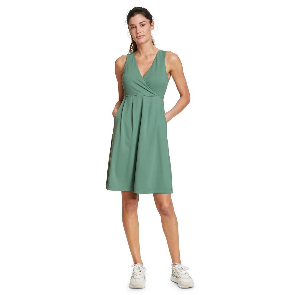 Women's Eddie Bauer Aster Crossover Dress, Size: XXL, Dark Seafoam Product Image