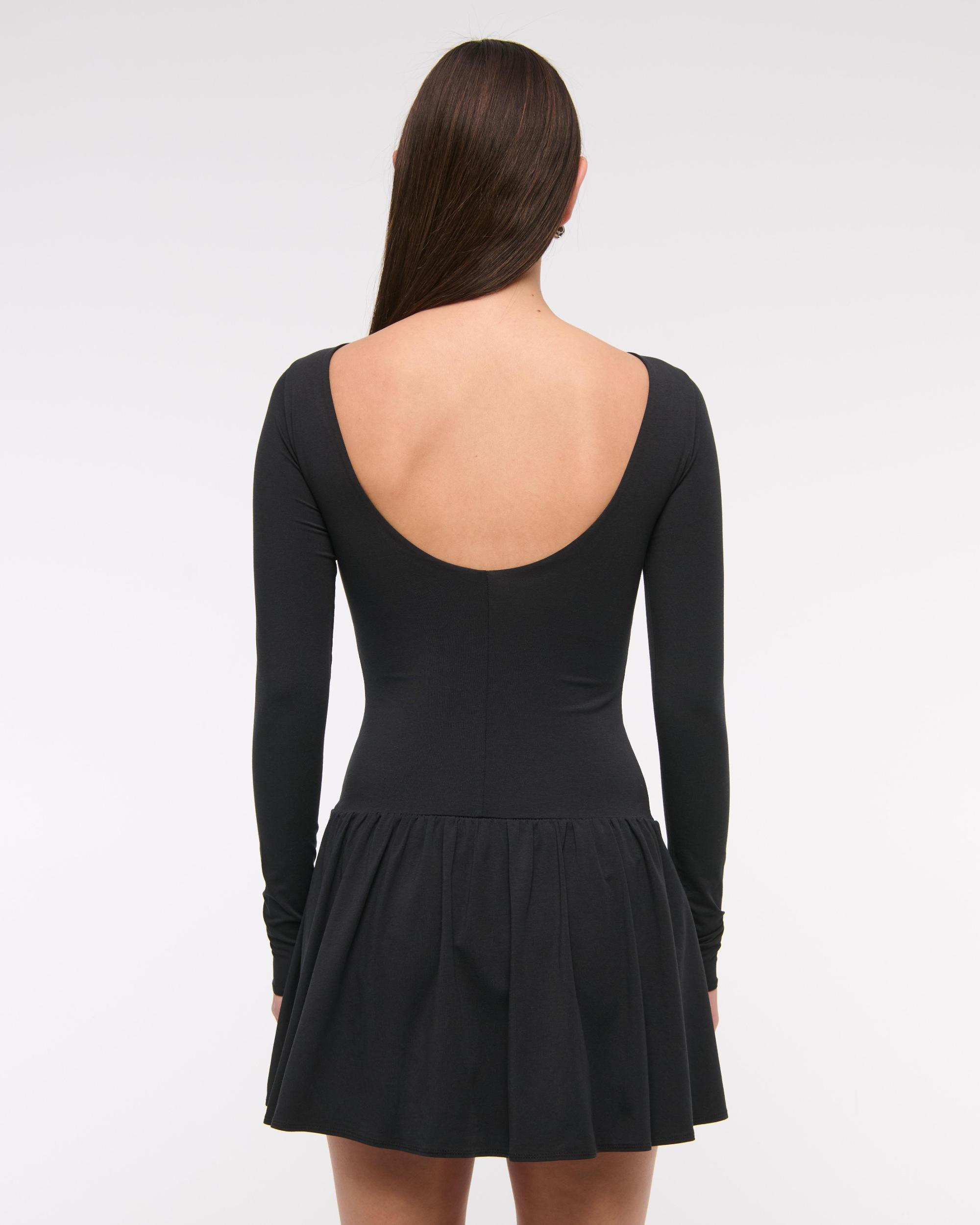 Drop-Waist Knit Skort Product Image