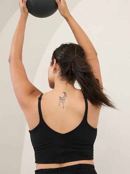 Elation V-Neck Longline Sports Bra A-C Product Image