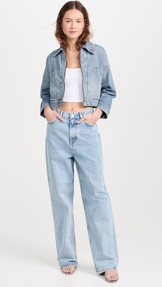 NSF Conway Zip Denim Jacket | Shopbop Product Image