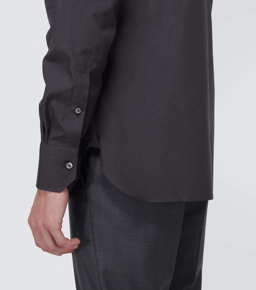 ZEGNA Cotton Shirt In Grey Product Image
