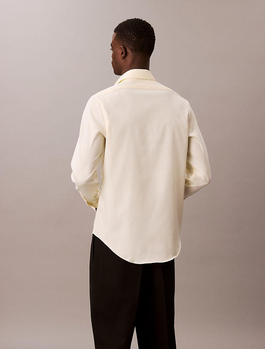 Steel Solid Slim Fit Button-Down Shirt Product Image