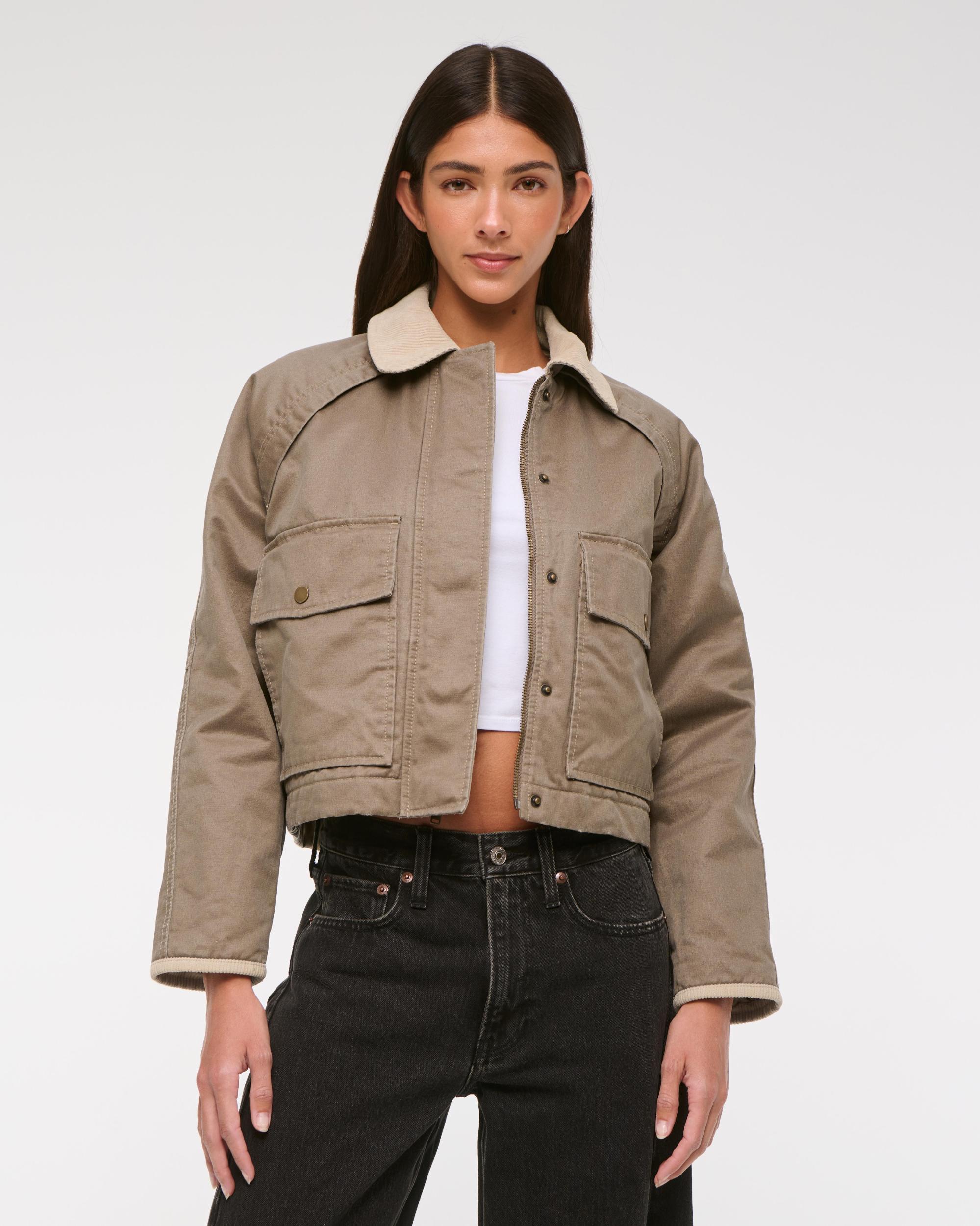 Short Waxed Chore Jacket Product Image