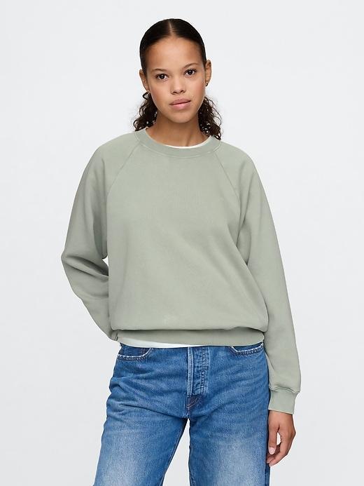 VintageSoft Raglan Sweatshirt Product Image