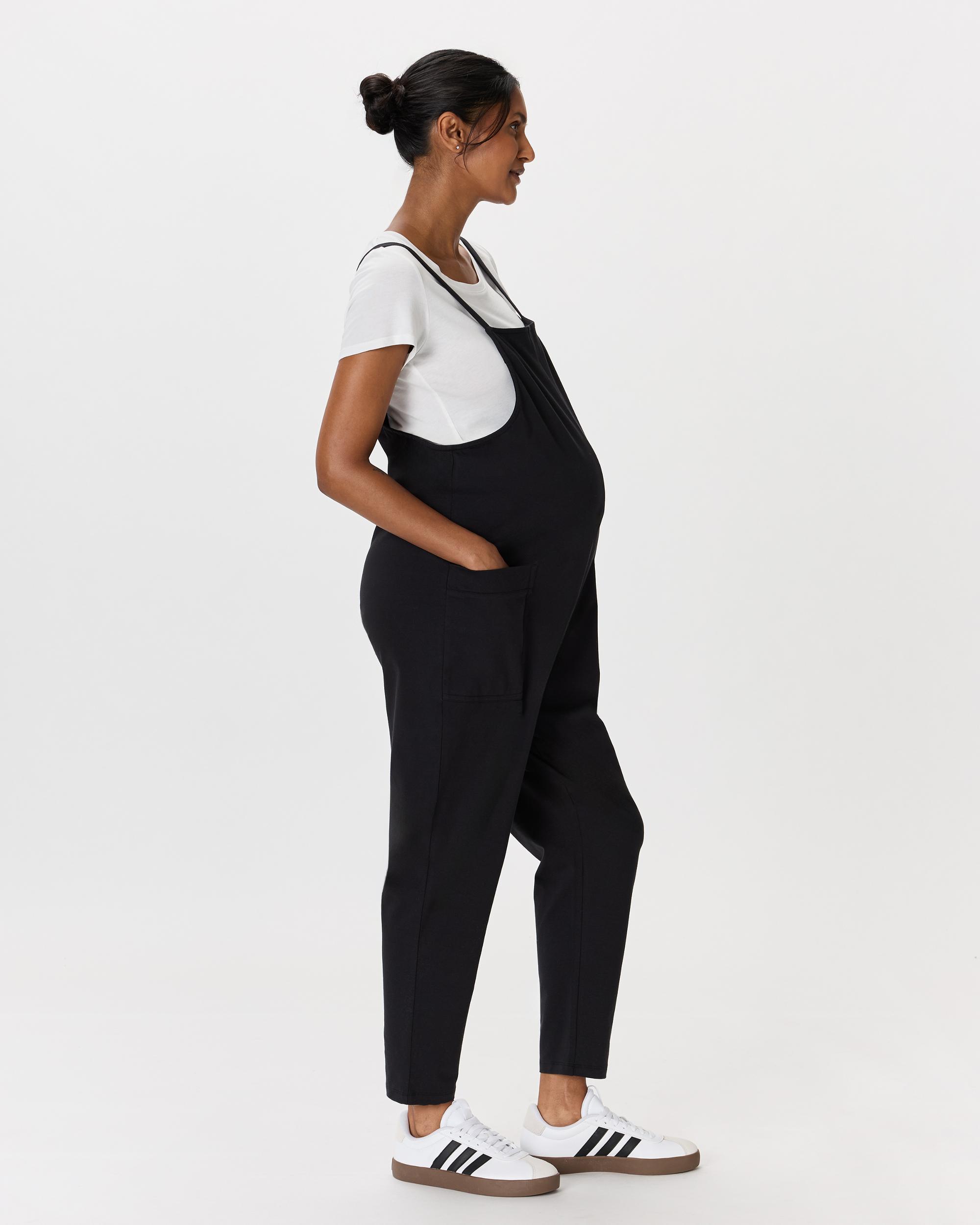 Quince | Women's Maternity Overalls Organic Cotton Product Image